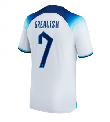 Lacne Muži Futbalové dres Anglicko Jack Grealish #7 MS 2022 Krátky Rukáv - Domáci